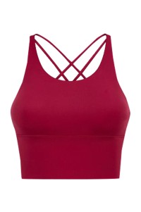 SKTF053 manufacturing women's sports Bra fashion design cross beauty back fitness running yoga dance sports Bra sports Bra specialty store detail view-2